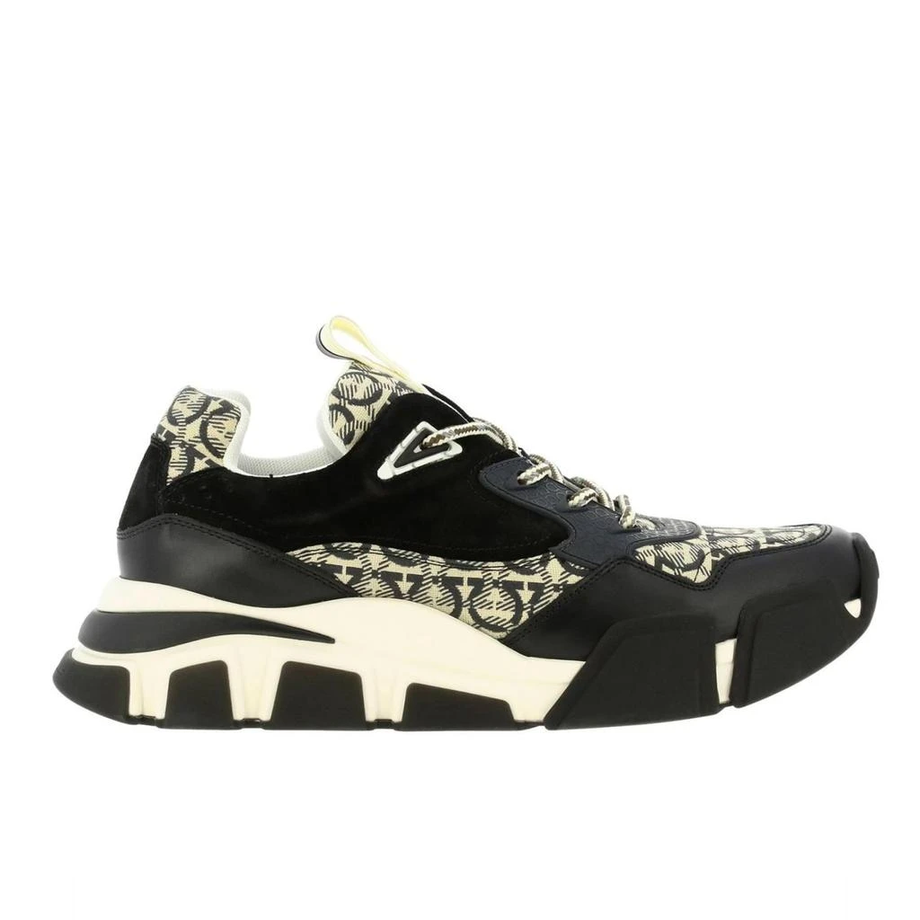 商品Salvatore Ferragamo|Salvatore Ferragamo Suede Booster Sneakers,价格¥4266,第1张图片