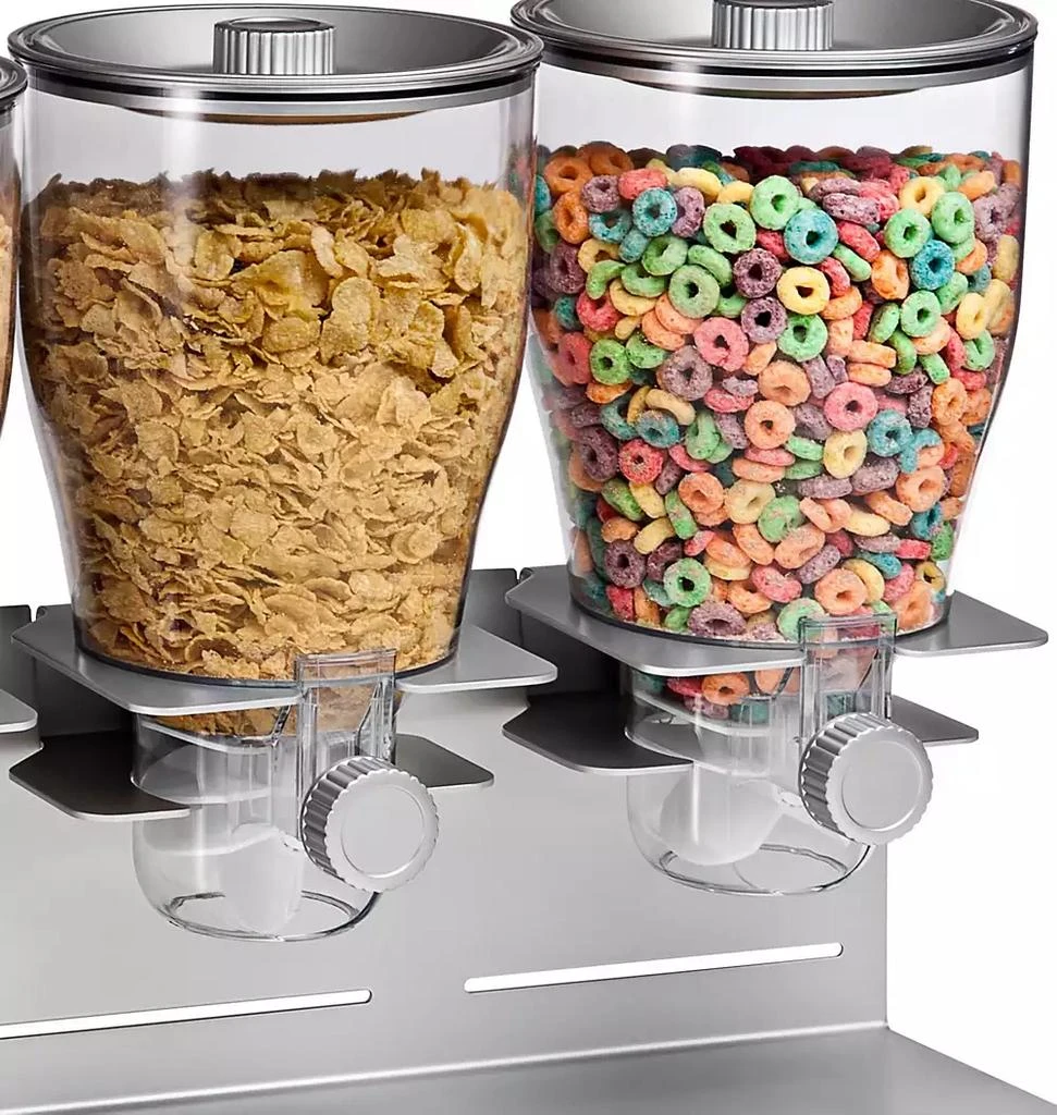 商品Honey Can Do|Zevro by Commercial Plus Triple Canister Cereal Dispenser,价格¥1600,第5张图片详细描述