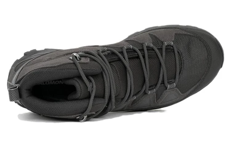 商品[国内直发] Salomon|萨洛蒙 XT-Quest 圆头舒适 防水透气 中帮 户外功能鞋 男款 黑色,价格¥1584,第4张图片详细描述