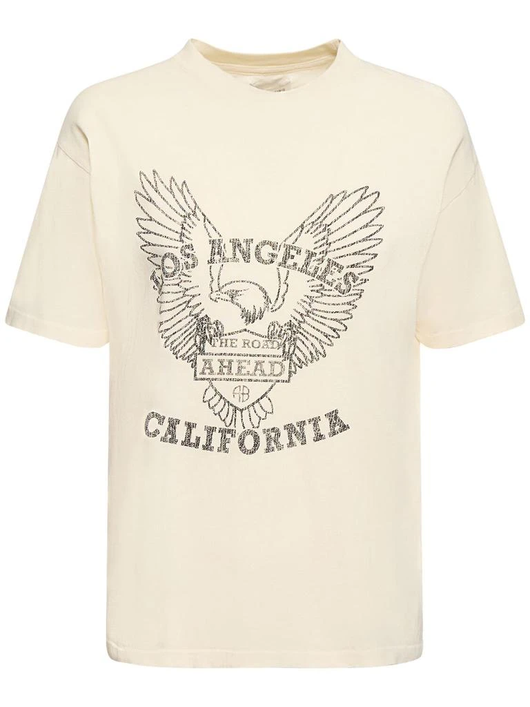 商品ANINE BING|Milo Eagle Cotton Jersey T-shirt,价格¥745,第1张图片