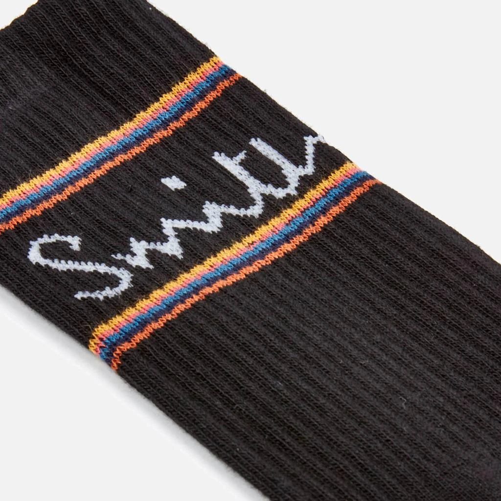 商品Paul Smith|PS Paul Smith Men's Logo Socks - Black,价格¥117,第2张图片详细描述