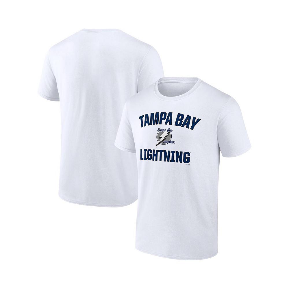 Men's Branded White Tampa Bay Lightning Special Edition 2.0 Wordmark T-shirt商品第1张图片规格展示