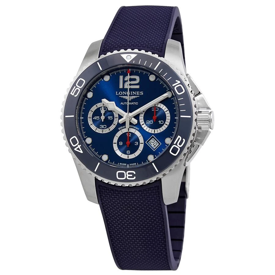 商品Longines|HydroConquest Chronograph Automatic Blue Dial Men's Watch L38834969,价格¥13905,第1张图片