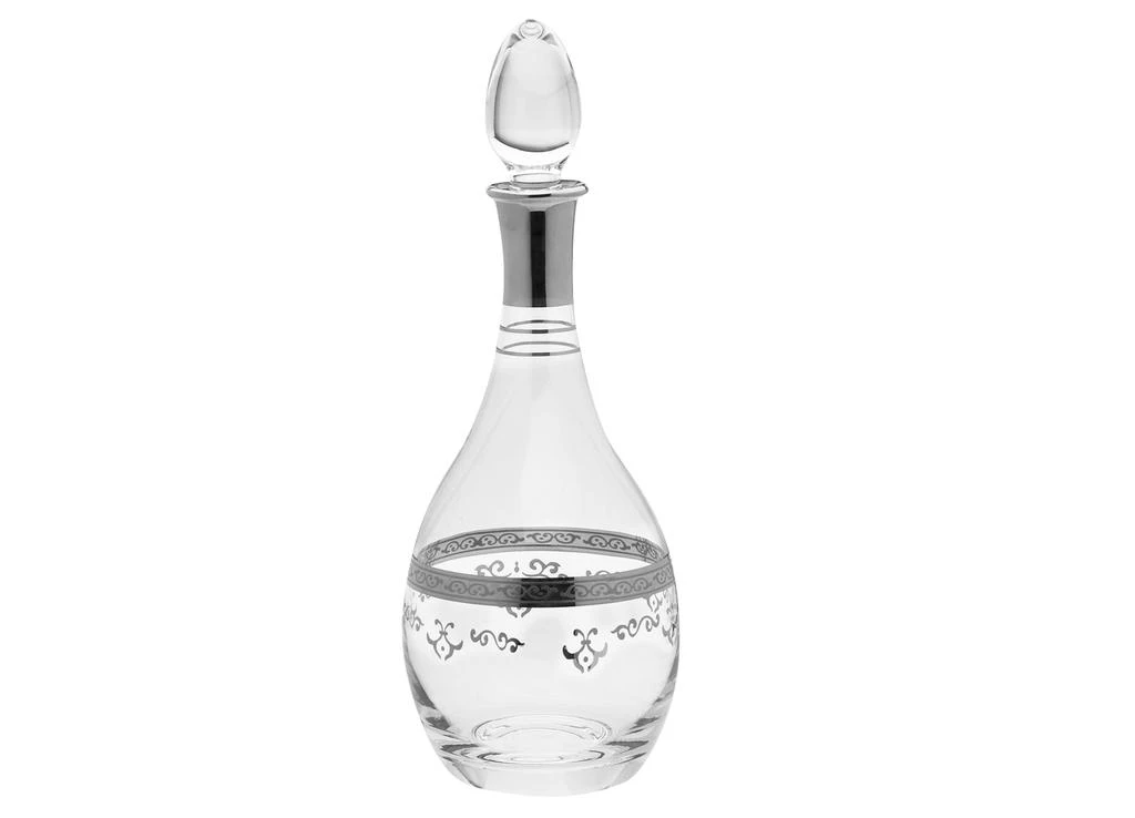 商品Classic Touch Decor|Wine Bottle with Rich silver Design,价格¥956,第1张图片