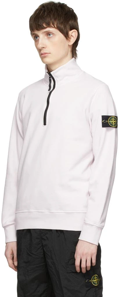 商品Stone Island|Pink Cotton Sweater,价格¥1793,第4张图片详细描述