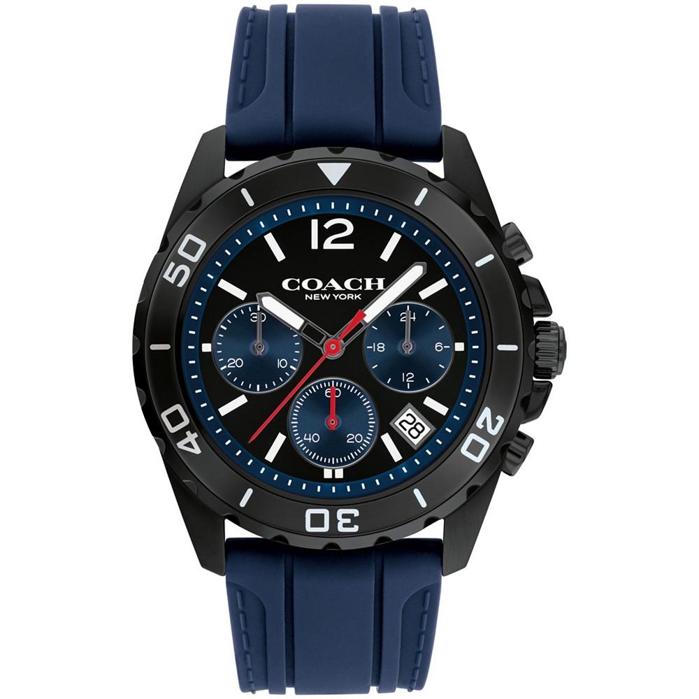 Men's Kent Blue Silicone Strap Watch商品第1张图片规格展示