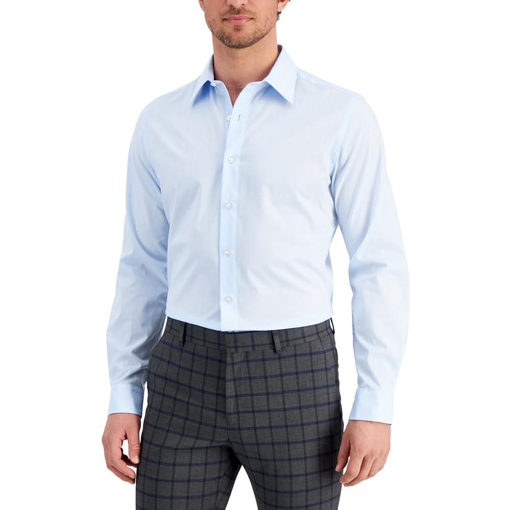 Men's Slim Fit Solid Dress Shirt, Created for Macy's商品第1张图片规格展示