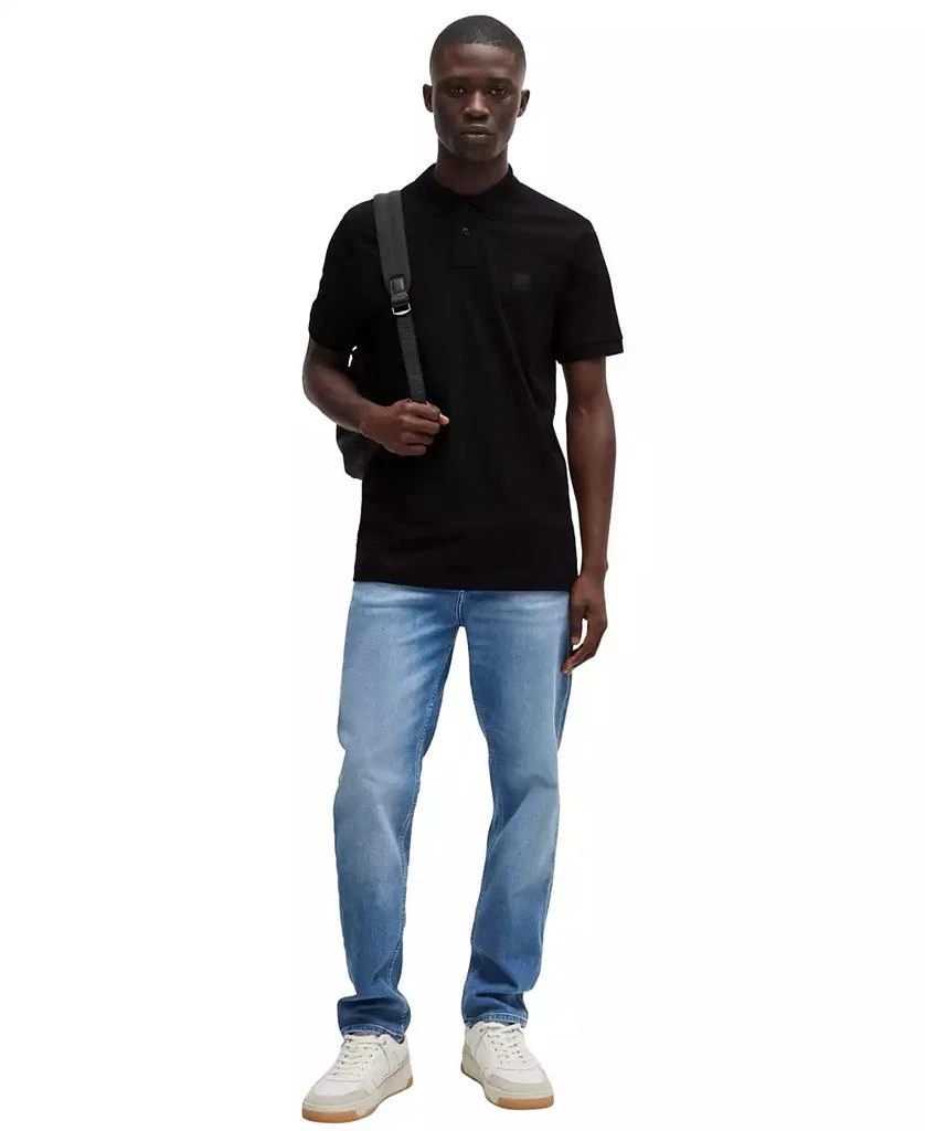 商品Hugo Boss|Men's Slim-Fit Stretch-Cotton Logo Patch Polo Shirt,价格¥655,第3张图片详细描述