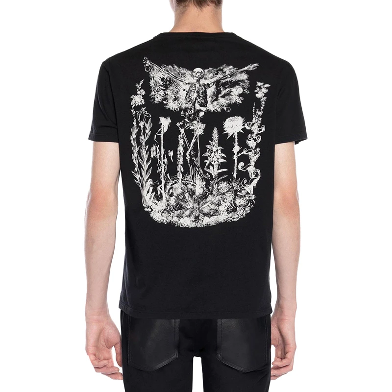 ALEXANDER MCQUEEN 黑色男士T恤 550458-QMZ57-0901 商品