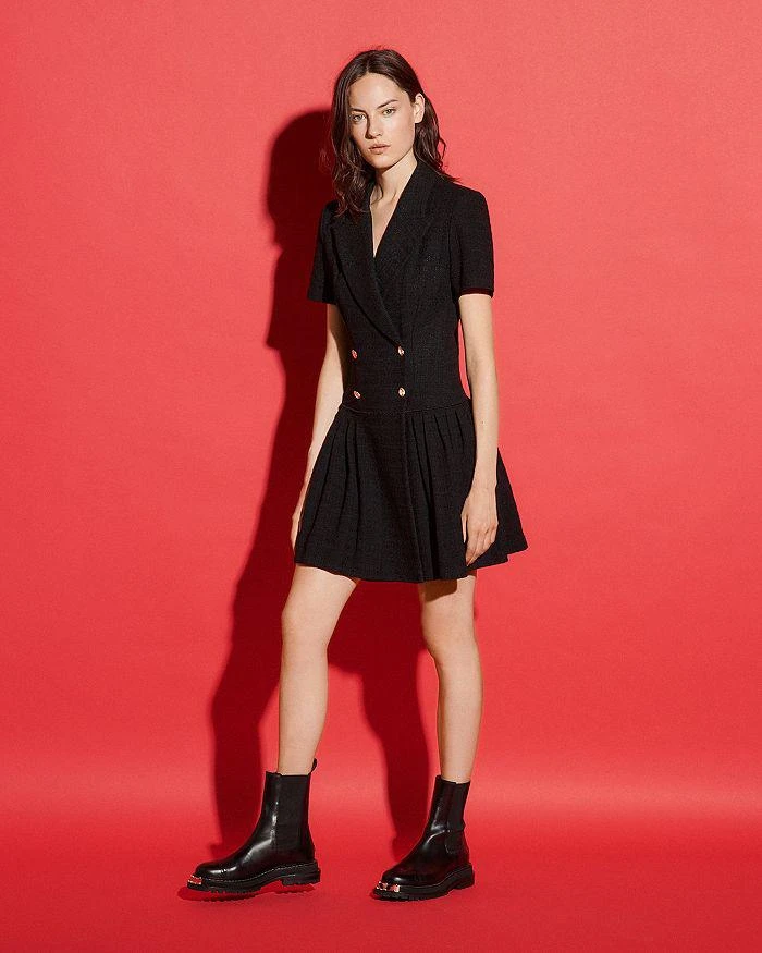 商品Sandro|Rossa Tweed Dress,价格¥1691,第3张图片详细描述