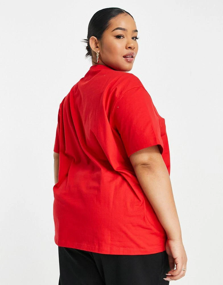 商品Adidas|adidas Originals Plus essentials t-shirt with central logo in red,价格¥181,第2张图片详细描述