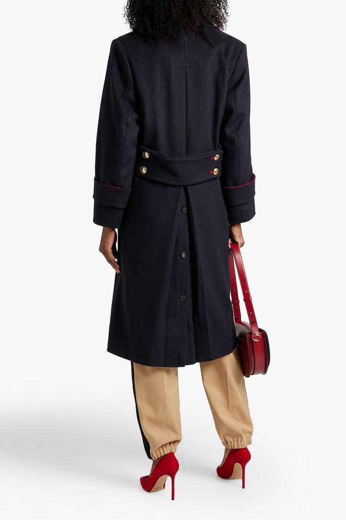 コート Victoria Beckham DOUBLE FACED OVERCOAT Double Faced Overcoat In Dark Chocolate – Victoria Beckham UK