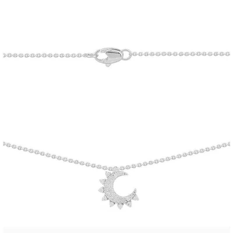 商品apm Monaco|APM MONACO 女士银色银质项链 AC5522OX,价格¥501,第8张图片详细描述