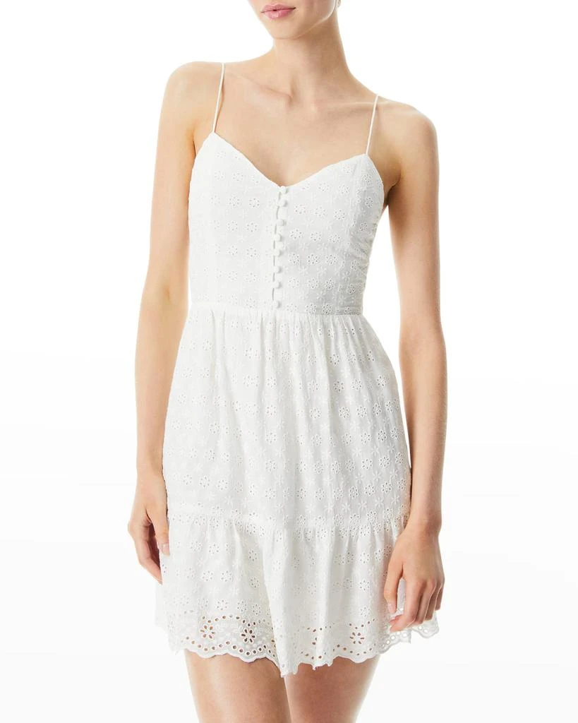 商品Alice + Olivia|Fae Spaghetti-Strap Mini Dress,价格¥758,第3张图片详细描述