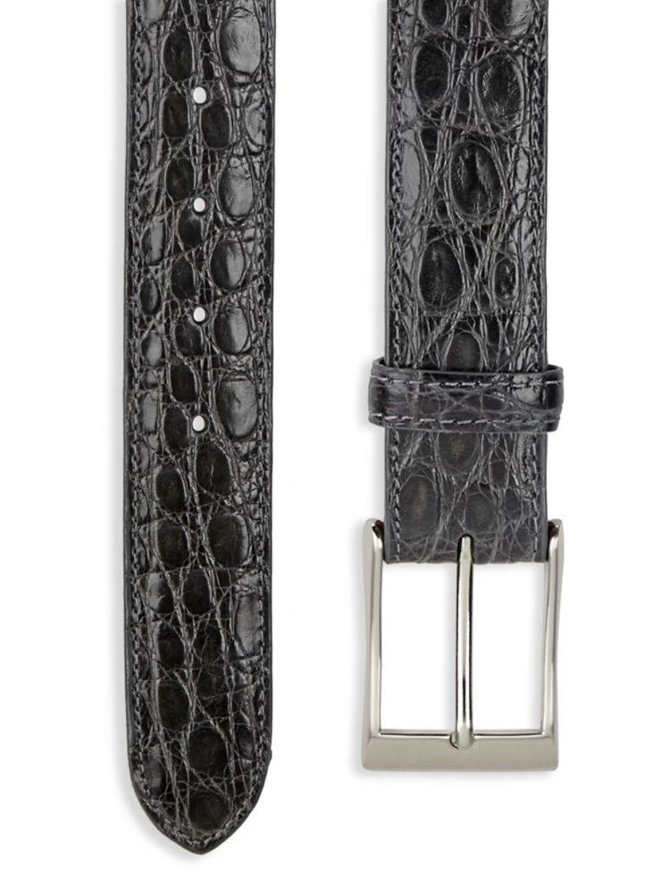 商品Saks Fifth Avenue|Boxed Crocodile Leather Belt,价格¥726,第2张图片详细描述