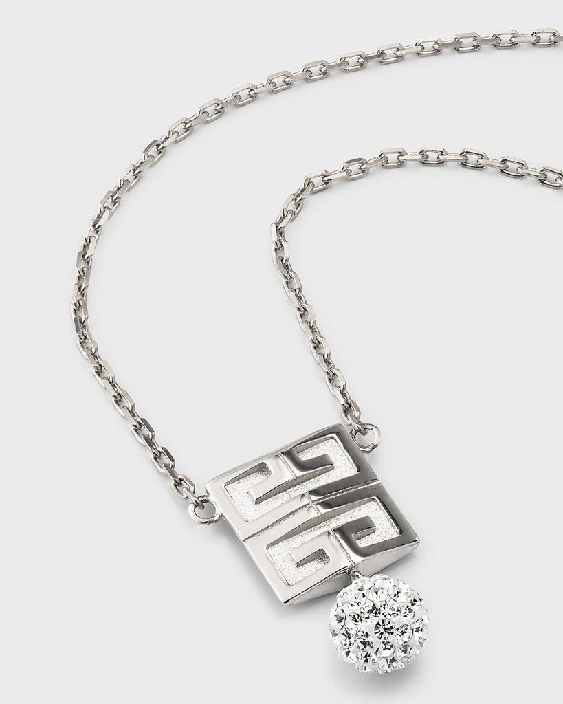 商品Givenchy|4G Silvery Crystal Necklace,价格¥3472,第3张图片详细描述