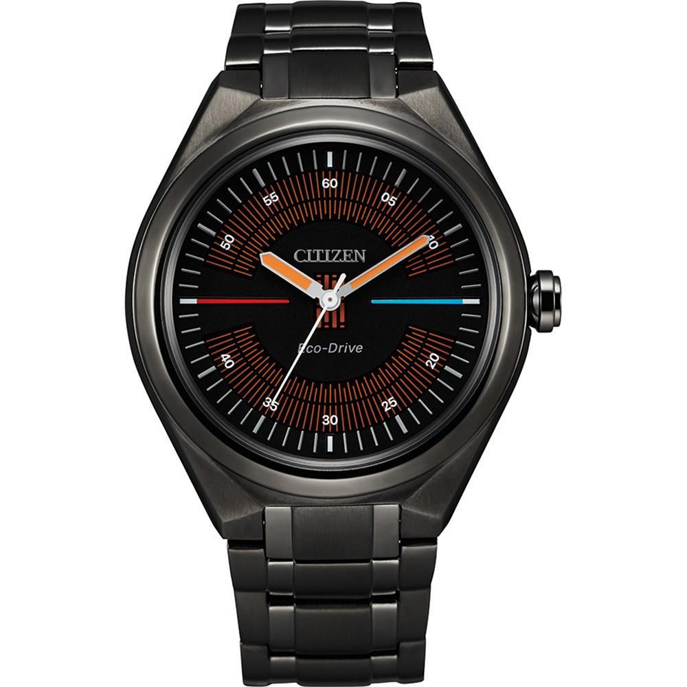 商品Citizen|男士星球大战黑色不锈钢表带手表 商务 休闲,价格¥1879,第1张图片