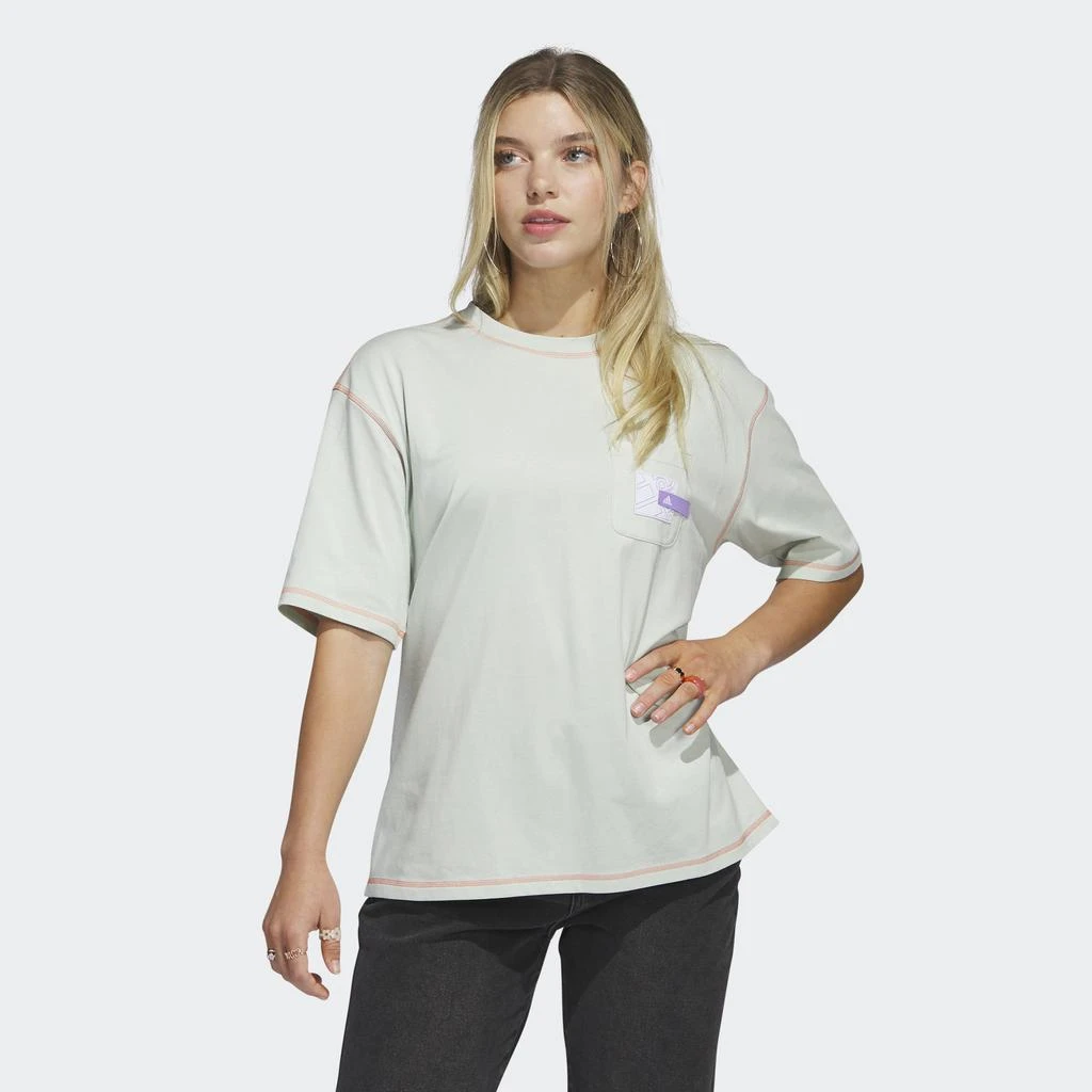 商品Adidas|SPORT STATEMENT BOYFRIEND POCKET T-SHIRT,价格¥227,第1张图片