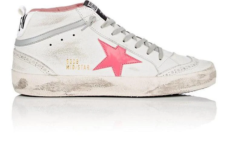 商品Golden Goose|Women's Mid Star Leather Sneakers,价格¥1926,第1张图片