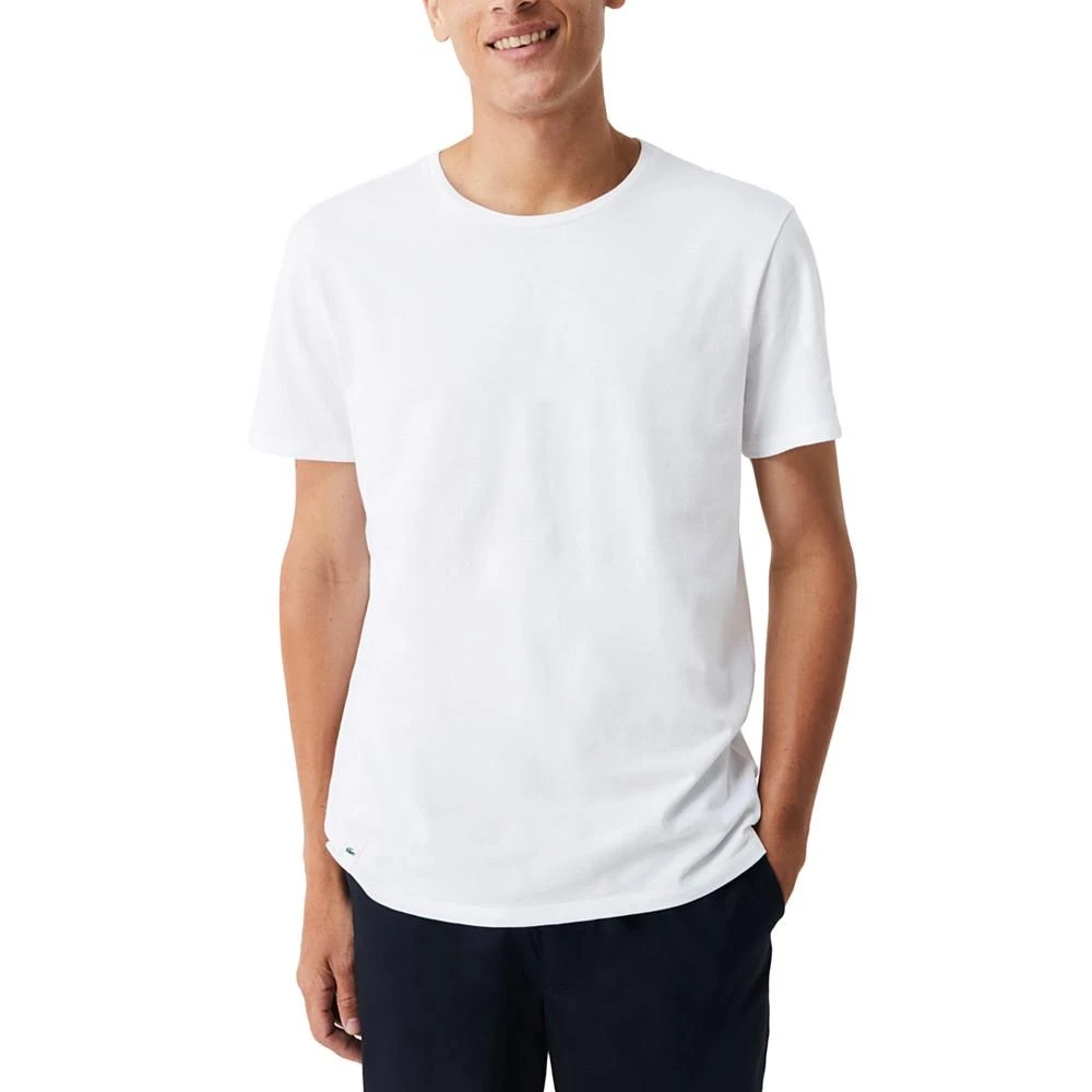商品Lacoste|Men's Crew Neck Slim Fit Undershirt Set, 3-Piece,价格¥311,第3张图片详细描述