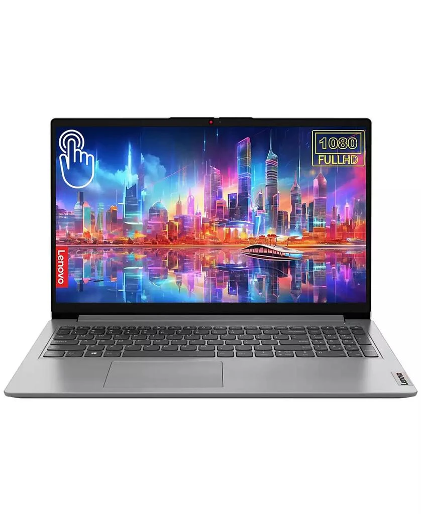 商品Lenovo|IdeaPad 1 15.6" Daily Traditional Laptop Intel Core i3 1215U 8GB RAM Intel UHD Graphics 256GB SSD Storage Windows 11 Home FHD 60Hz,价格¥2595,第1张图片