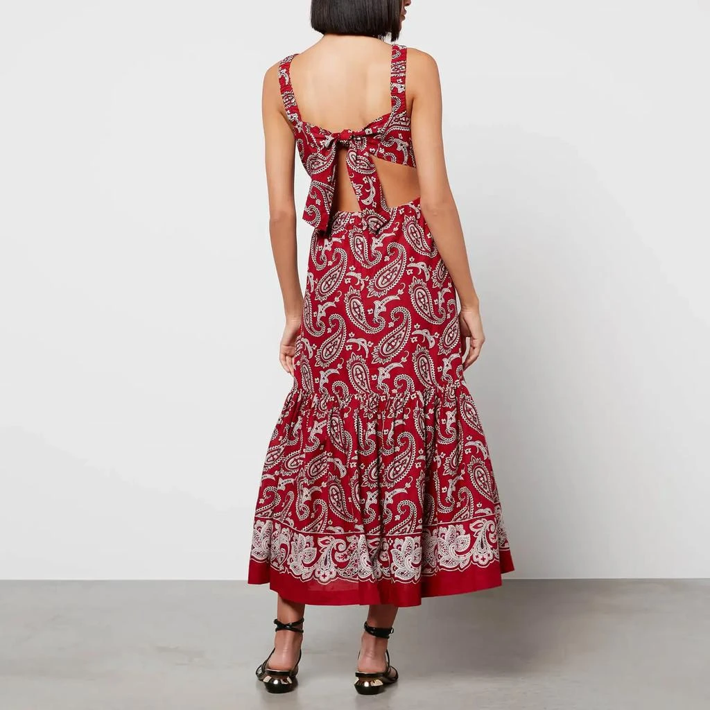 商品Sea New York|Sea New York Women's Theodora Paisley Print Apron Dress,价格¥1719,第2张图片详细描述