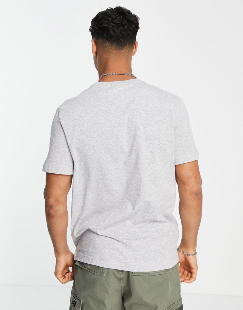 Lacoste t-shirt with croc in grey商品第4张图片规格展示
