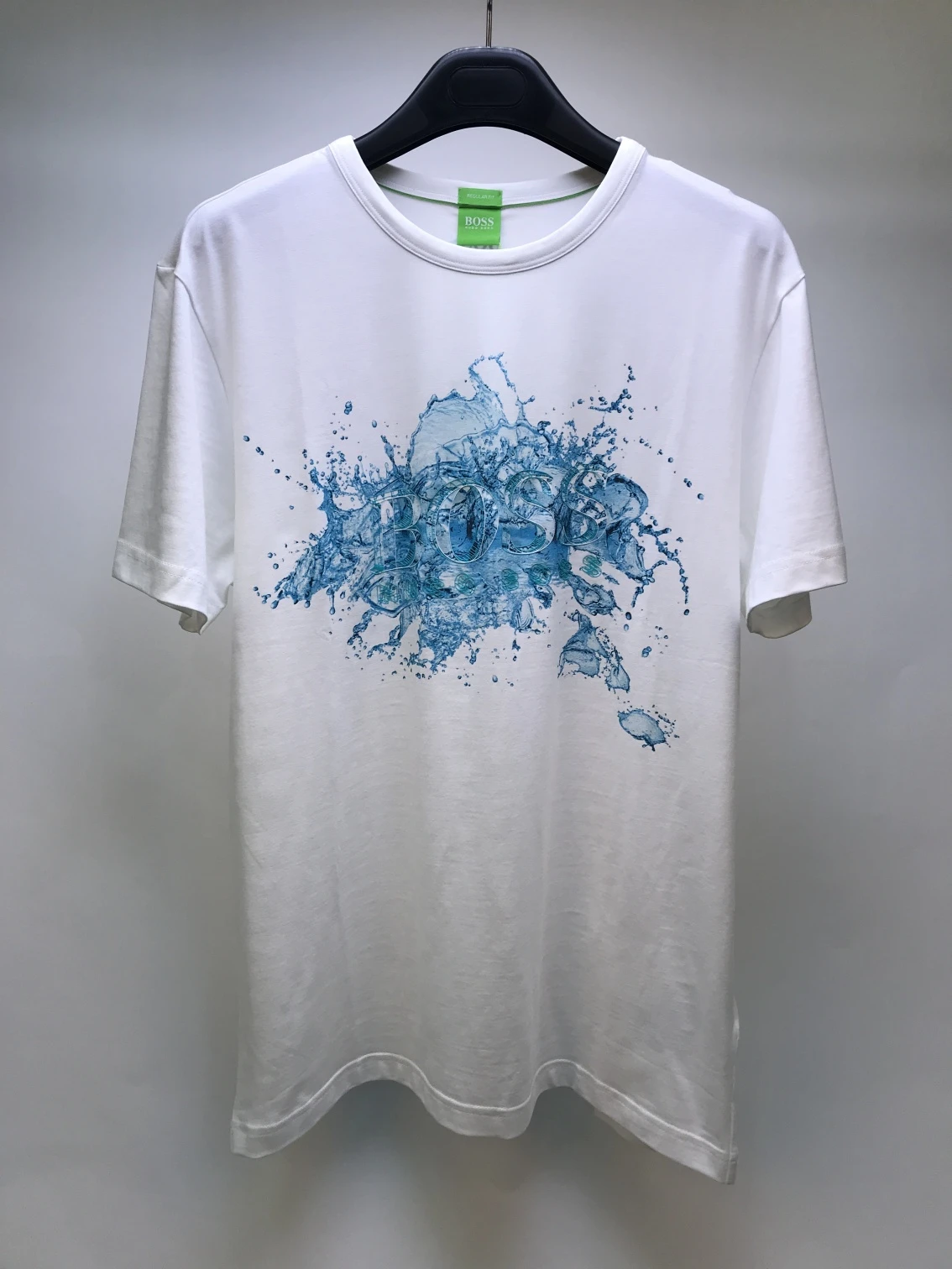 商品Hugo Boss|HUGO BOSS 哑光黑色男士T恤 TEE8-50329420-100,价格¥551,第1张图片