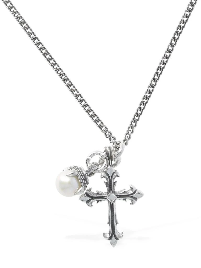 商品Emanuele Bicocchi|Pearl & Cross Charm Necklace,价格¥2203,第1张图片