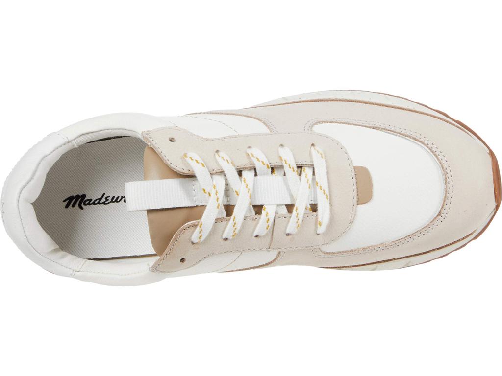 Kickoff Trainer Sneakers in Neutral Colorblock Leather商品第2张图片规格展示