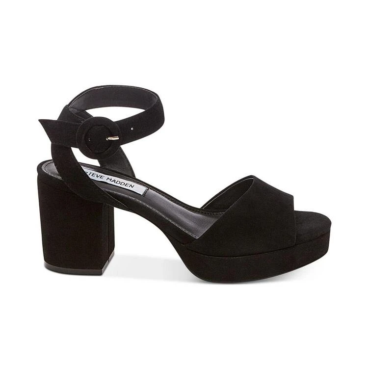 商品Steve Madden|Women's Tickle Two-Piece Platform Sandals,价格¥370,第3张图片详细描述