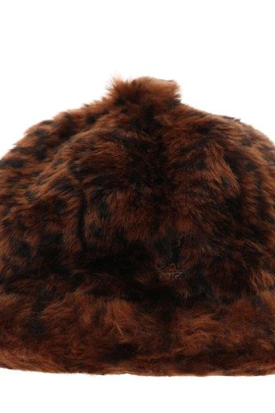 商品Kangol|Kangol Faux Fur Logo Embroidered Casual Hat,价格¥365,第4张图片详细描述