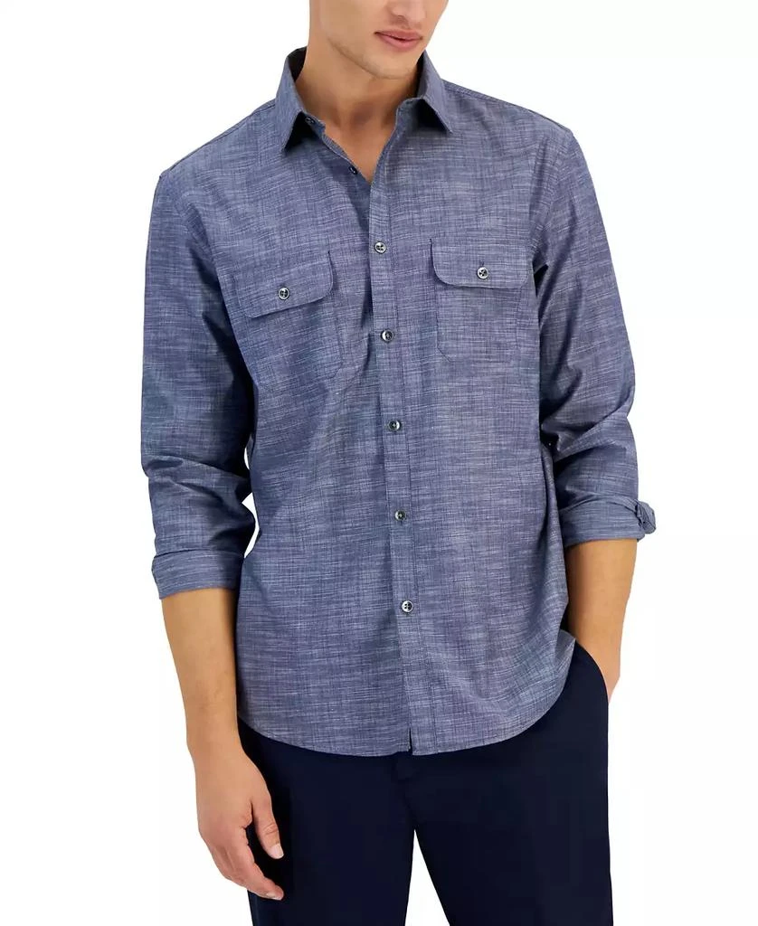 商品Alfani|Men's Regular-Fit Solid Shirt, Created for Macy's,价格¥368,第1张图片