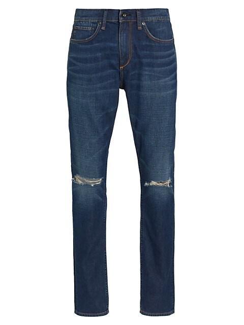 商品Rag & Bone|Fit 1 Aero Stretch Distressed Jeans,价格¥1140,第1张图片