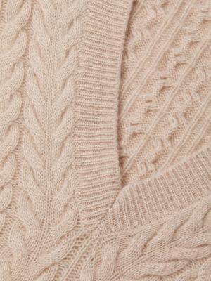 商品Tahari|Cashmere Cable-Knit Sweater,价格¥1278,第6张图片详细描述