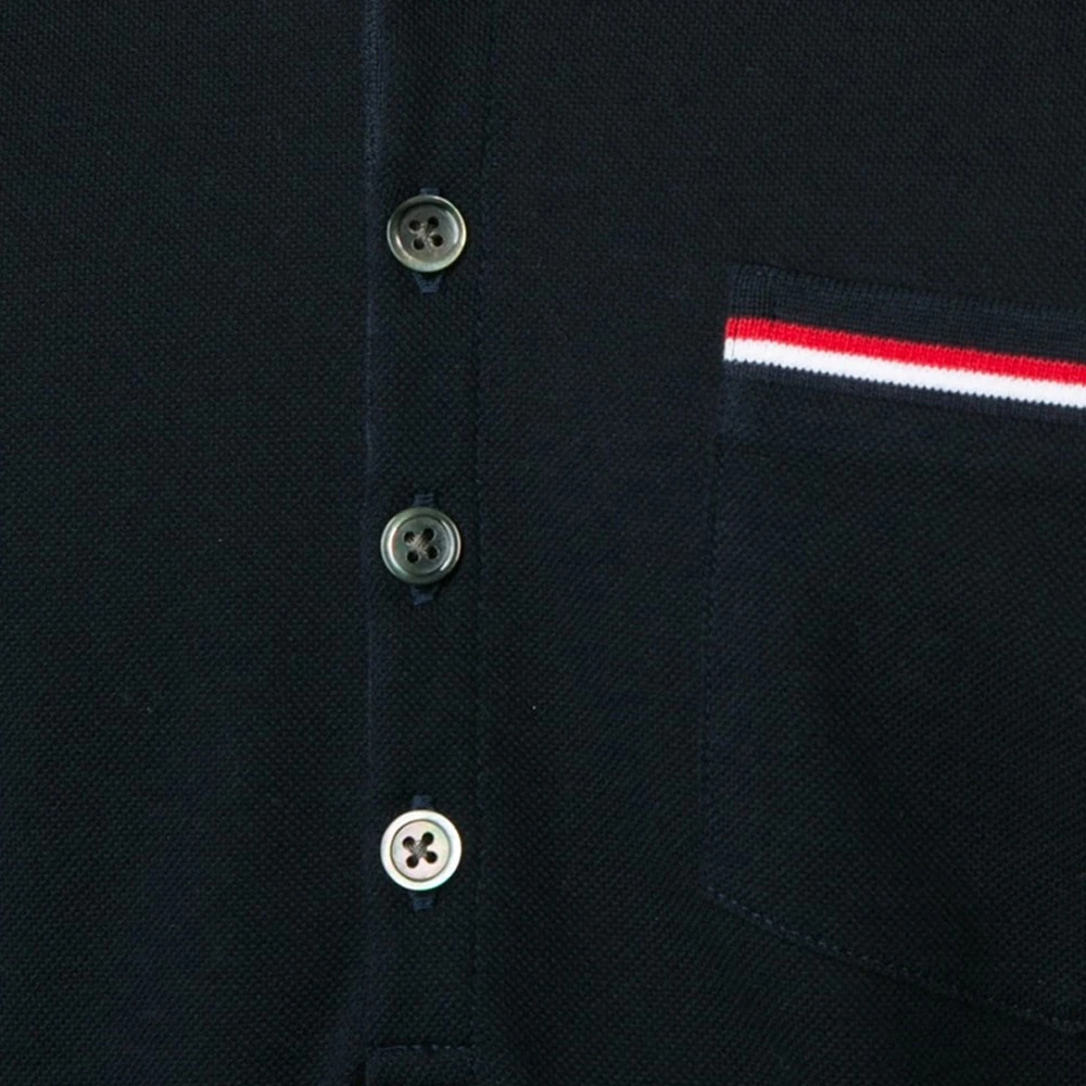 THOM BROWNE 海军蓝色男士POLO衫 MJP022A-01455-415 商品