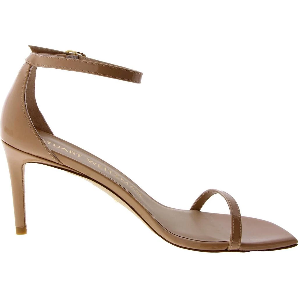 商品Stuart Weitzman|Nudistcurve 75 Womens Leather Ankle Strap Heels,价格¥2200,第2张图片详细描述