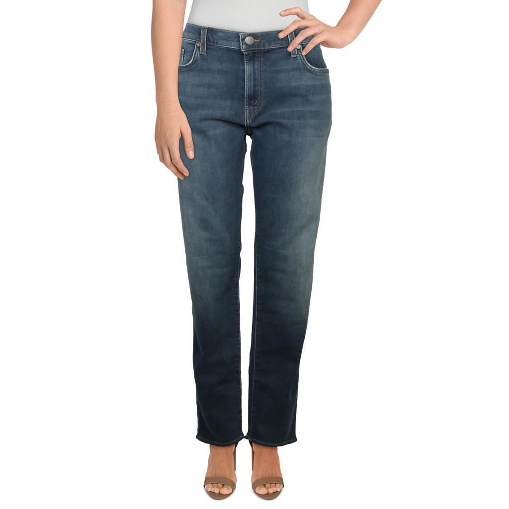 商品J Brand|J Brand Womens Denim Whisker Wash Bootcut Jeans,价格¥98,第1张图片