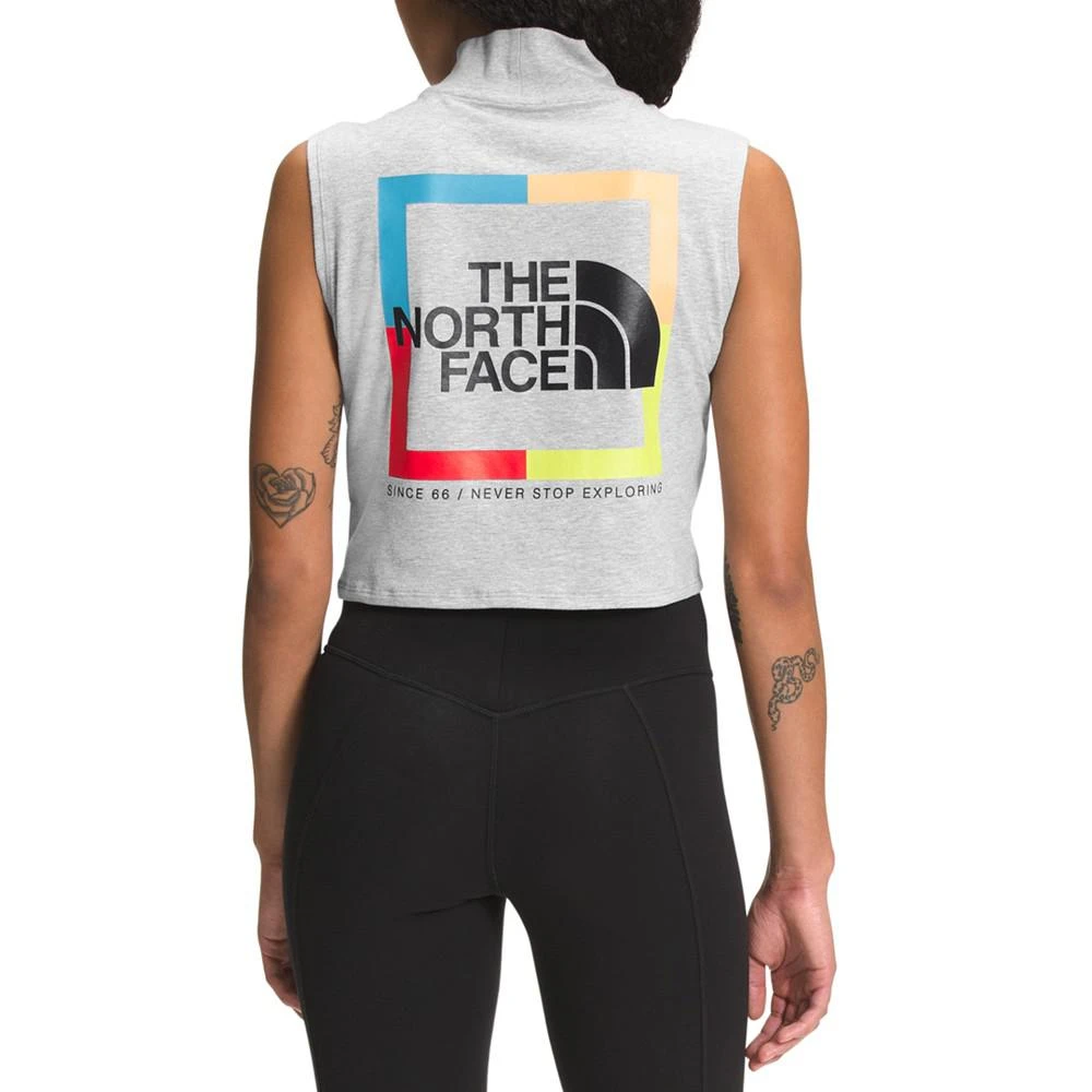 商品The North Face|Women's Logo Mock-Neck Tank Top,价格¥90,第2张图片详细描述