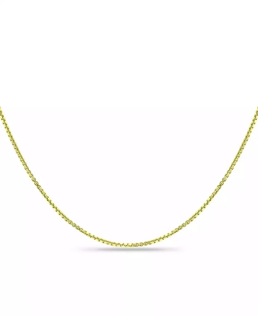 商品Giani Bernini|Box Link 20" Chain Necklace in 18k Gold-Plated Sterling Silver, Created for Macy's,价格¥1528,第3张图片详细描述