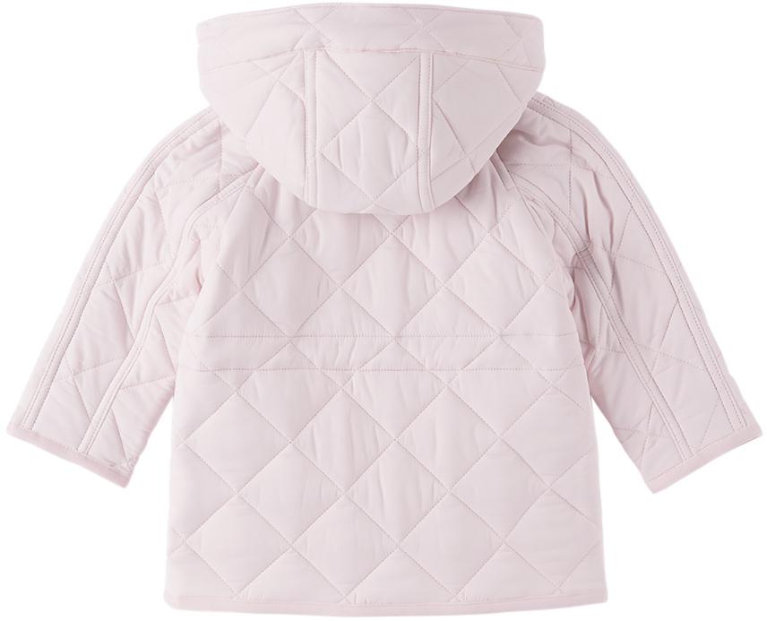 Baby Pink Quilted Jacket商品第2张图片规格展示