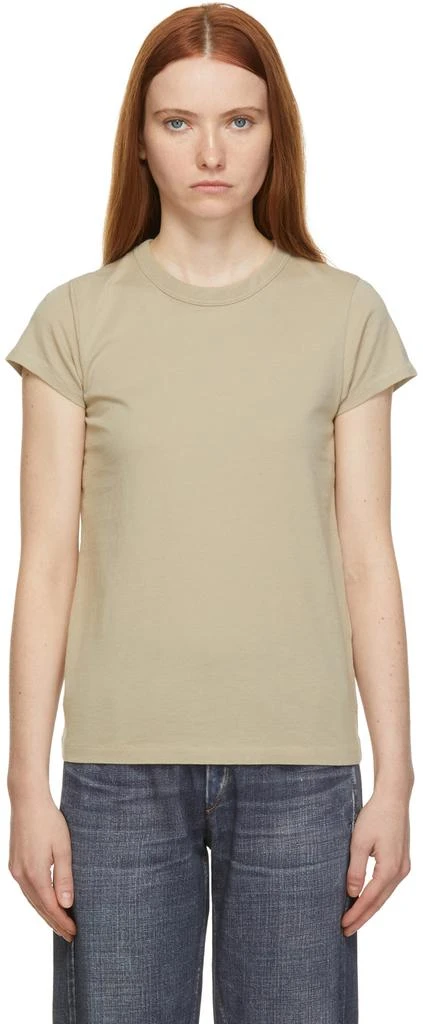 商品Rag & Bone|Beige 'The Garment Dye' T-Shirt,价格¥234,第1张图片