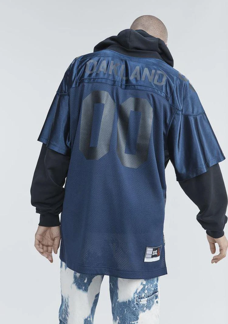 商品Alexander Wang|FOOTBALL HYBRID HOODIE,价格¥2064,第4张图片详细描述