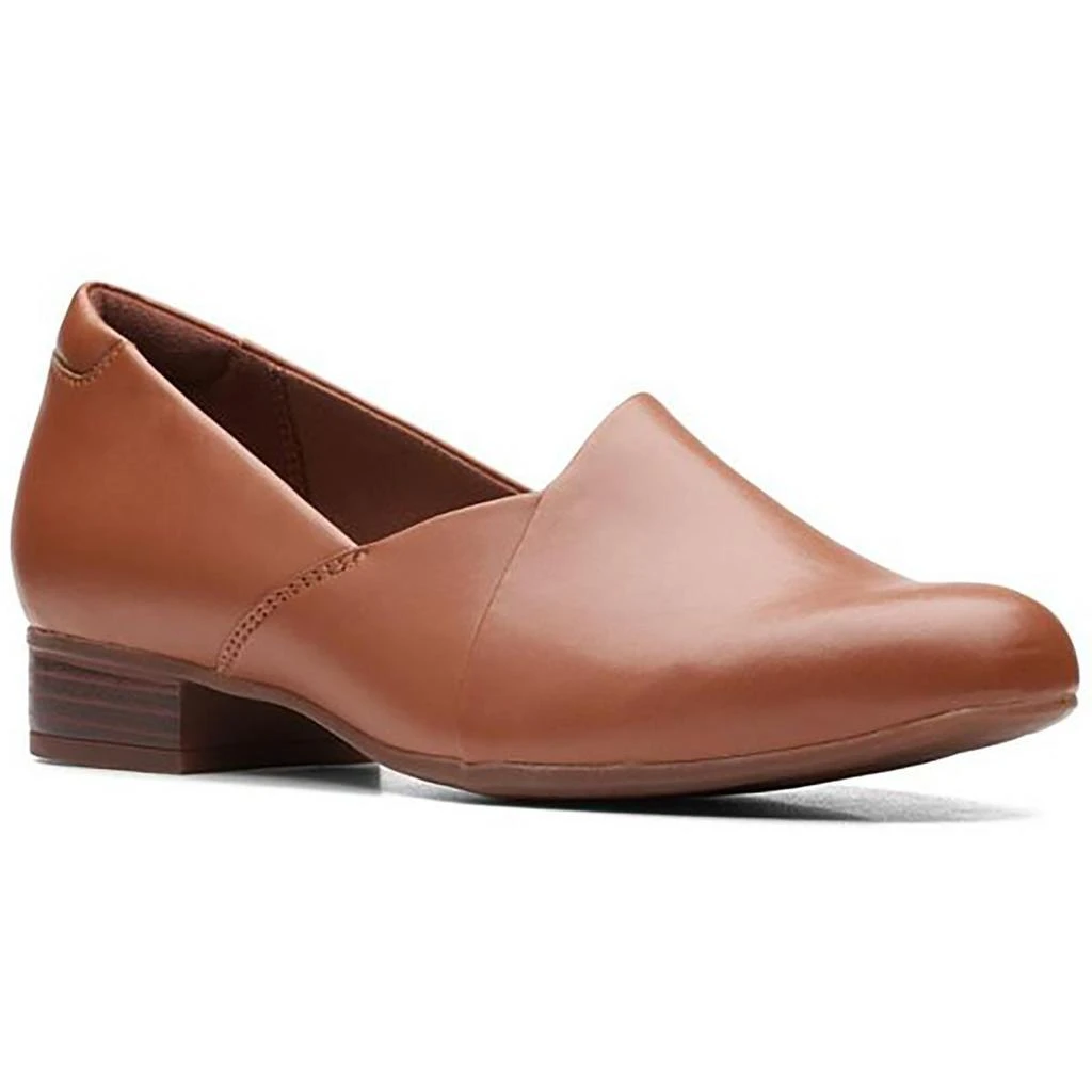 商品Clarks|Clarks Collection Women's Juliet Palm Leather Slip On Stacked Heel Loafer,价格¥170,第1张图片