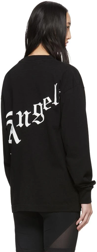 商品Palm Angels|Black New Gothic Long Sleeve T恤,价格¥1454,第3张图片详细描述