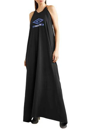 商品Vetements|+ Umbro printed cotton-jersey maxi dress,价格¥4951,第2张图片详细描述