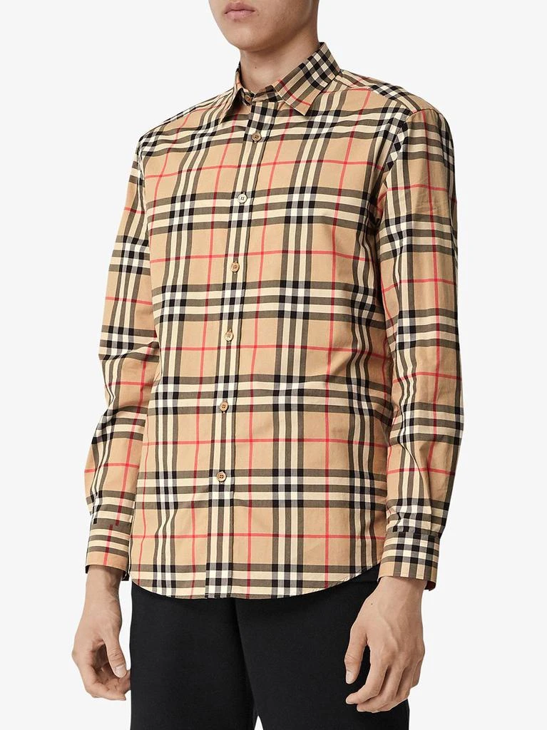商品Burberry|BURBERRY - Checked Cotton Shirt,价格¥4910,第4张图片详细描述