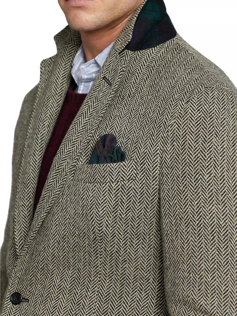 商品Ralph Lauren|Herringbone Wool-Blend Two-Button Sport Coat,价格¥4491,第5张图片详细描述