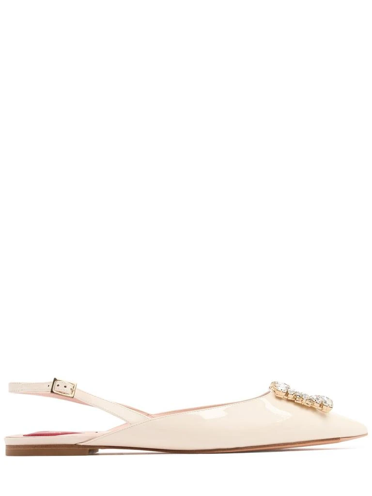 商品Roger Vivier|5mm Virgule Patent Leather Slingbacks,价格¥12159,第1张图片