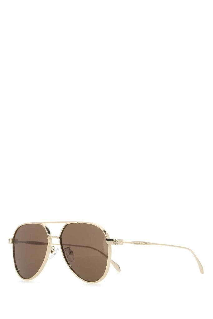 商品Alexander McQueen|Alexander McQueen Eyewear Aviator-Frame Sunglasses,价格¥2600,第2张图片详细描述